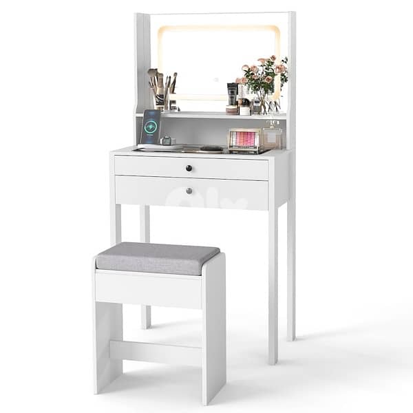 vanity table make up dresser with led light 0