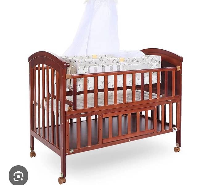 baby wood bed 0