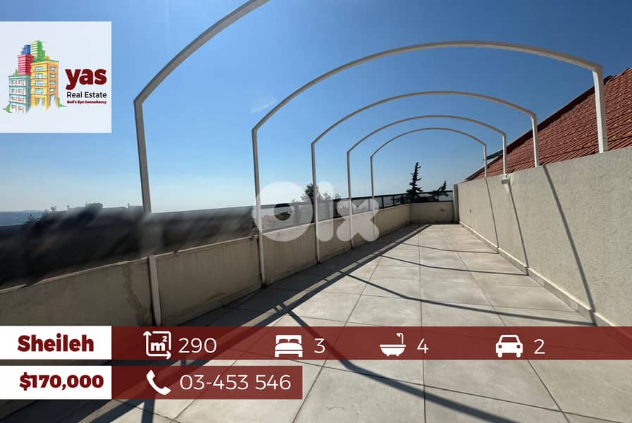 Sheileh 290m2 | Duplex | Terrace | New | Calm Area | TO 0