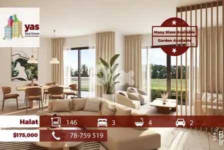 Halat 146m2 | 198m2 | Garden Available | Sea & Mountain View | MCH