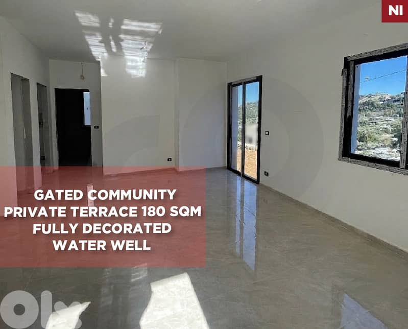 terrace, open view, balconies, Mechmech/مشمش REF#NI135493 0