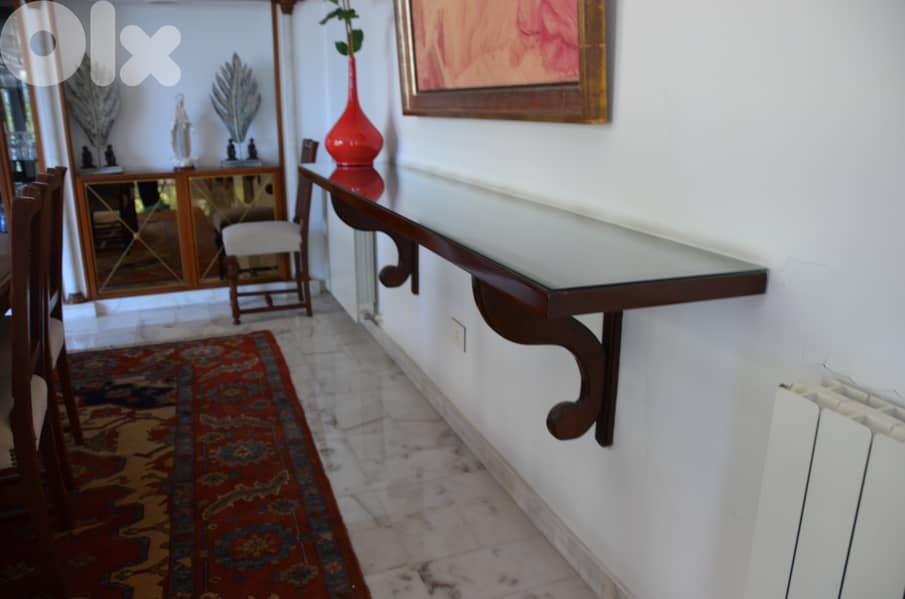 High-end wooden dining set in excellent condition ! 5