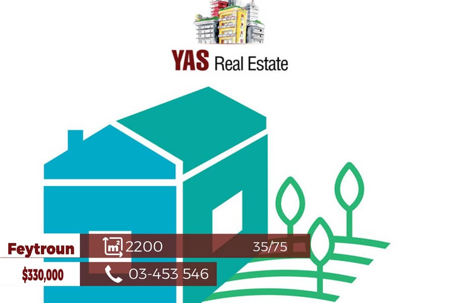 Feytroun 2200m2 Land | Prime Land | Excellent Opportunity | WA | 0