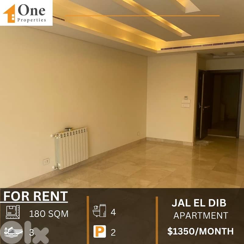 APARTMENT FOR RENT IN JAL EL DIB 0