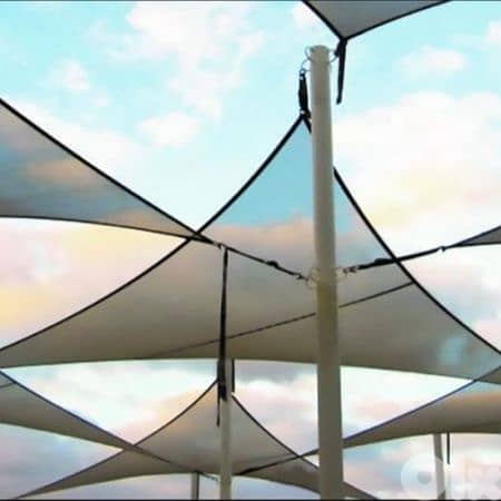 Triangle Shade Sail Beige 0