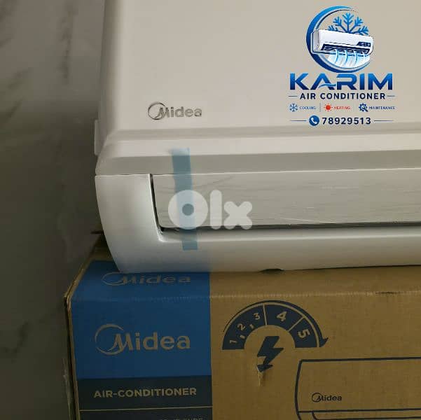 AC MIDEA DUAL INVERTER R32 GEAR ON COOLING & HEATING L1/L2/L3/L4/L5 8