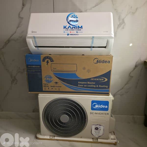 AC MIDEA DUAL INVERTER R32 GEAR ON COOLING & HEATING L1/L2/L3/L4/L5 9