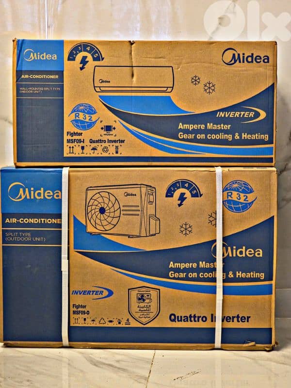 AC MIDEA DUAL INVERTER R32 GEAR ON COOLING & HEATING L1/L2/L3/L4/L5 10