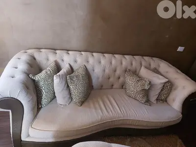 صالون فاخر من Home Center  بنصف سعره + زاوية جلوس مرتبة