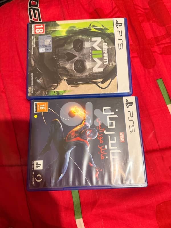 ps5 cd spider man and call of duty 0