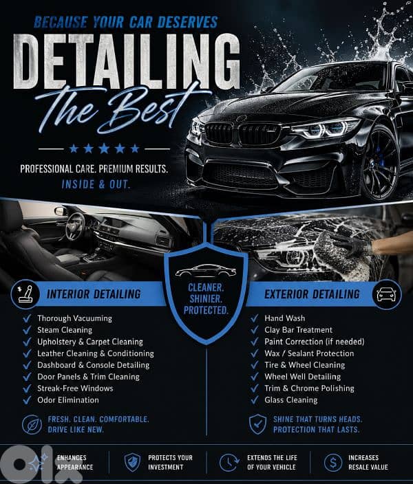 Premium Car Detailing interior and exterior 0