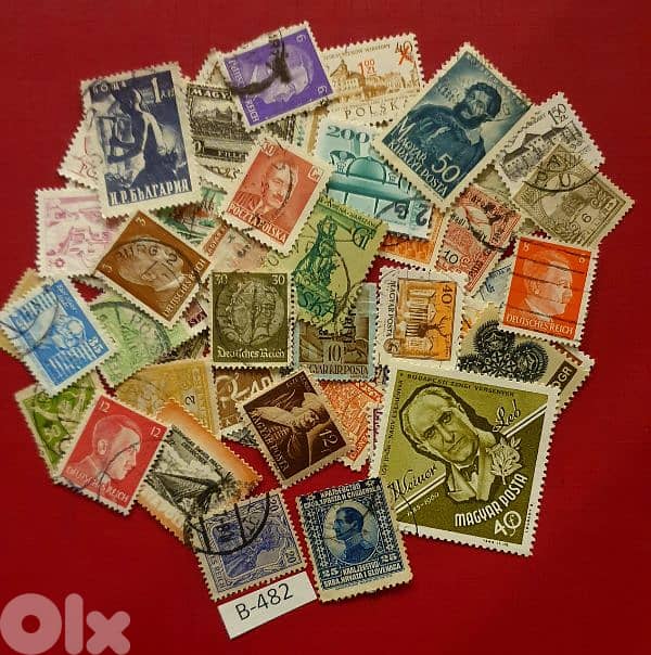 Germany Reich DDR USSR LOT # B-482 set of 50 stamps 0