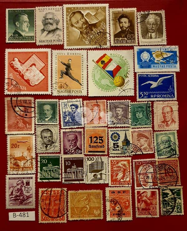 Germany Reich DDR USSR LOT # B-481 set of 36 stamps 0
