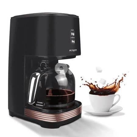 ABC Lifestyle Stainless Steel American Drip Coffee Maker 1.5 L - Black 1