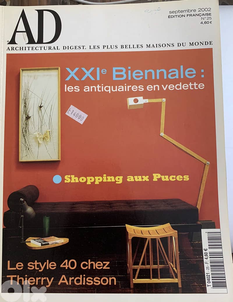 ARCHITECTURAL DIGEST (AD) Collection - 8 selected issues (2001-2002) 2