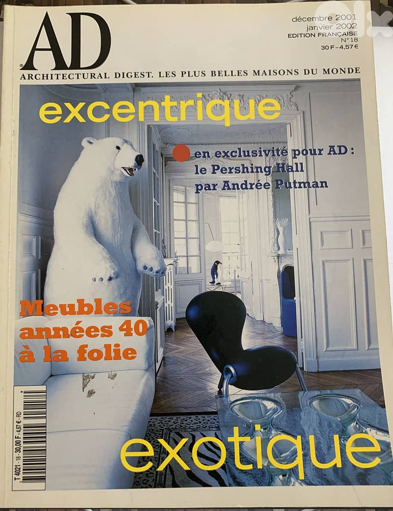 ARCHITECTURAL DIGEST (AD) Collection - 8 selected issues (2001-2002) 3