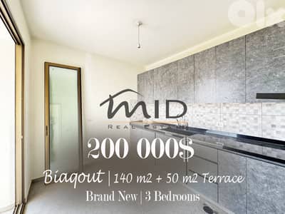Biakout | Brand New 140m² + 50m² Terrace | 2nd Floor | 2 Balconies