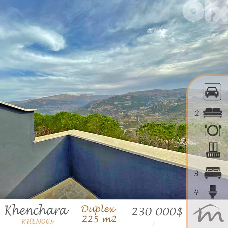 Khenchara | Panoramic View | 255m² Duplex | Terraces | Unique Deal 0