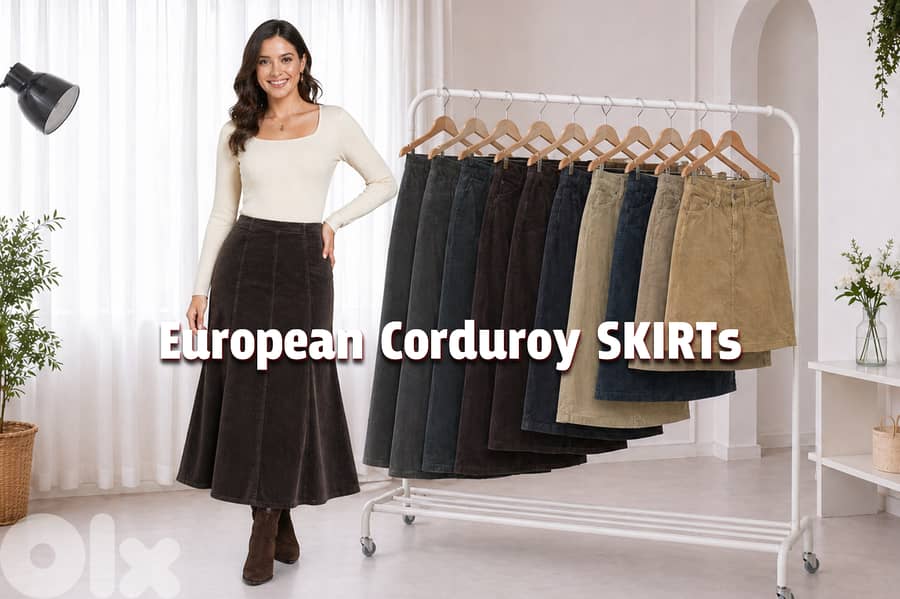 Collection of Corduroy Skirts from European Brands 0