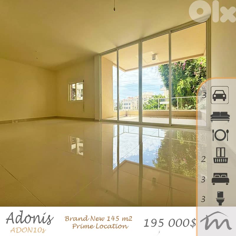 Adonis | Brand New 3 Bedrooms Apartment | 3 Covered Parking | High End 0