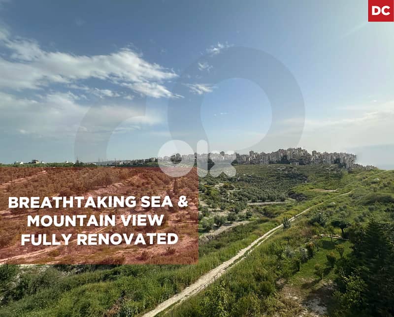 2 parking spots,Unobstructed mountain&sea view,Saida/صيدا REF#DS135546 0