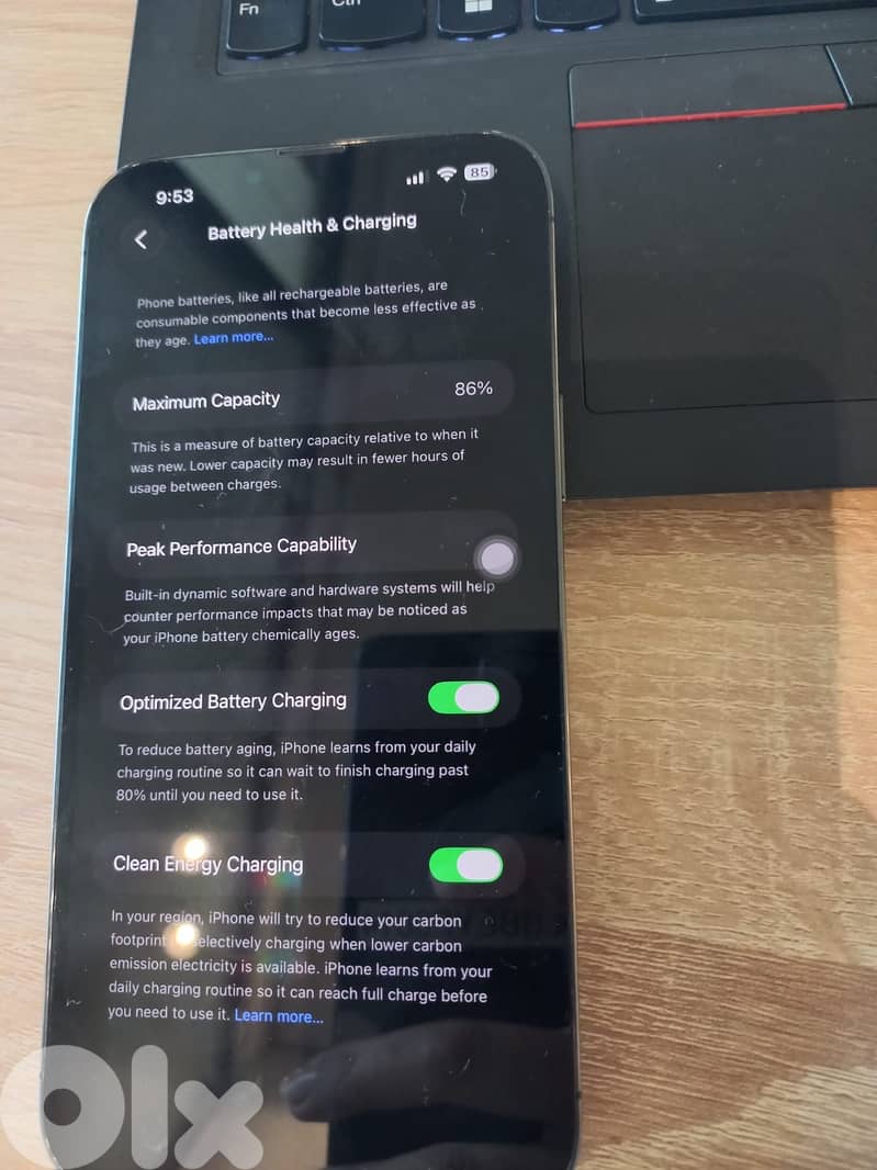 iphone 13 pro max very good condition battery health 86% 0