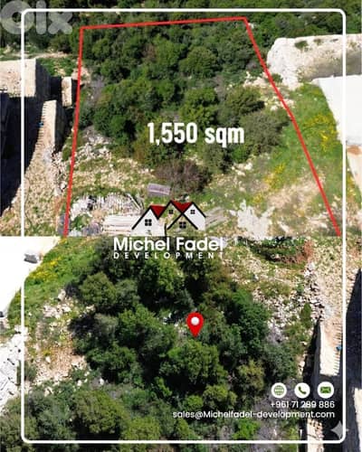 MN1001 - Land in Ebrin For Sale  / أرض للبيع في عبرين – البترون