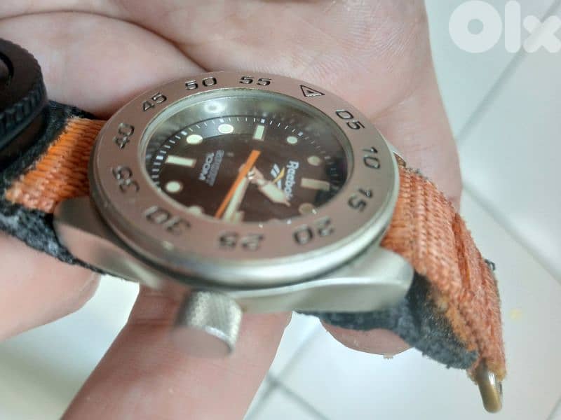 rare Vintage Reebok Sport 100M Japan Mov’t Watch Y1216 2