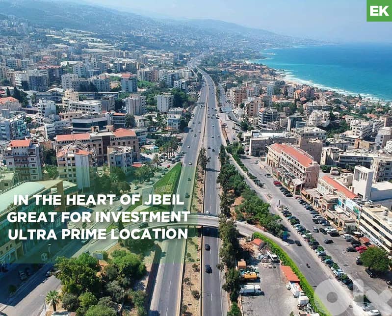 Great for Investment ,frontage on main roads, Jbeil /جبيل REF#EK135594 0