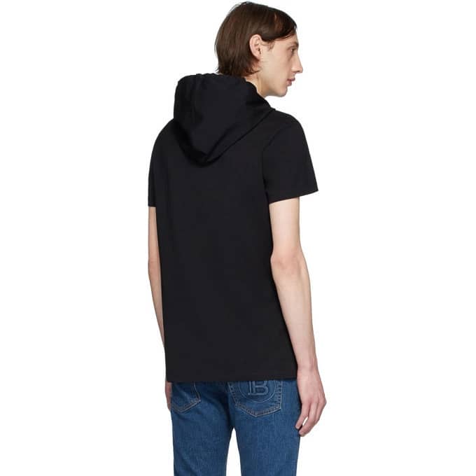 BALMAIN HOODIE SHORT SLEEVE - SIZE 2XL-Without Tags 2