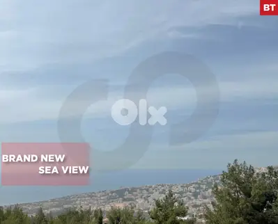 3 balconies/Sea and Mountain view/KfarHbab/كفرباب/ REF#BT135603 !