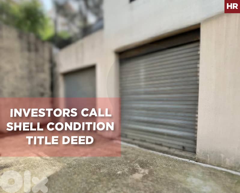 great potential, two access doors, Aley/عاليه REF#HR135614 0