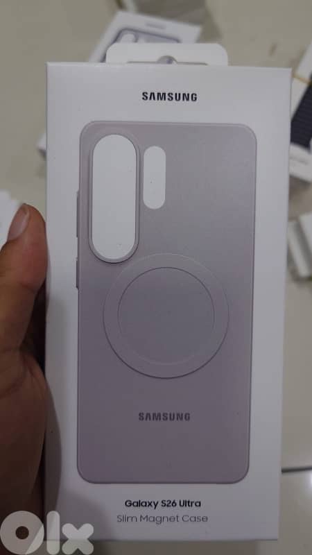 Samsung Galaxy s26 ultra slim magnet case grey 0
