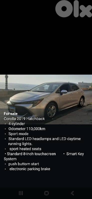 Toyota Corolla Hatchback 2019 0
