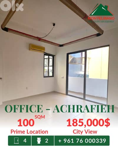 Prime Location 100 sqm Office For Sale in Achrafieh أشرفية