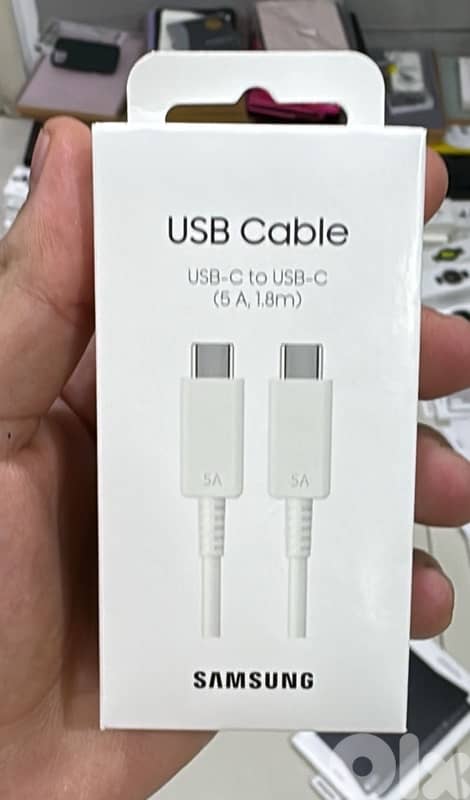 Samsung usb-c to usb-c cable (5a,1.8m) white 0