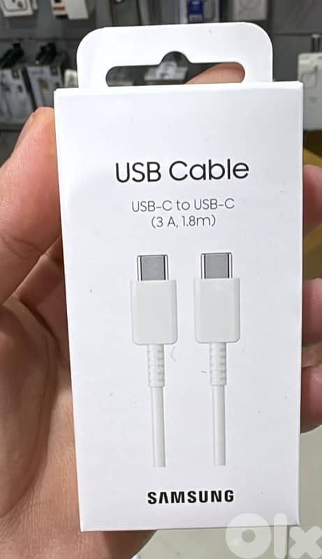 Samsung usb-c to usb-c cable (3a,1.8m) white 0