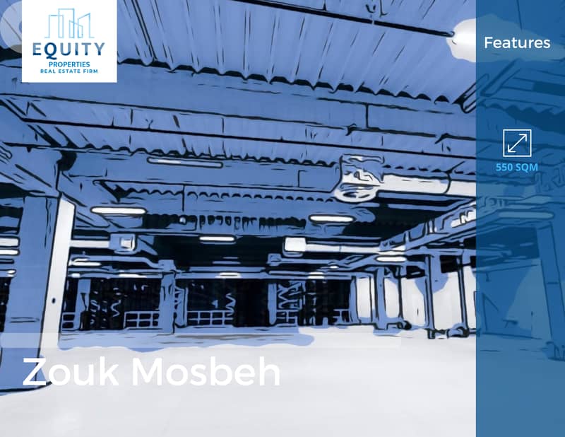 550 SQM Warehouse For Sale In Zouk Mosbeh Great Location #RK31325 0