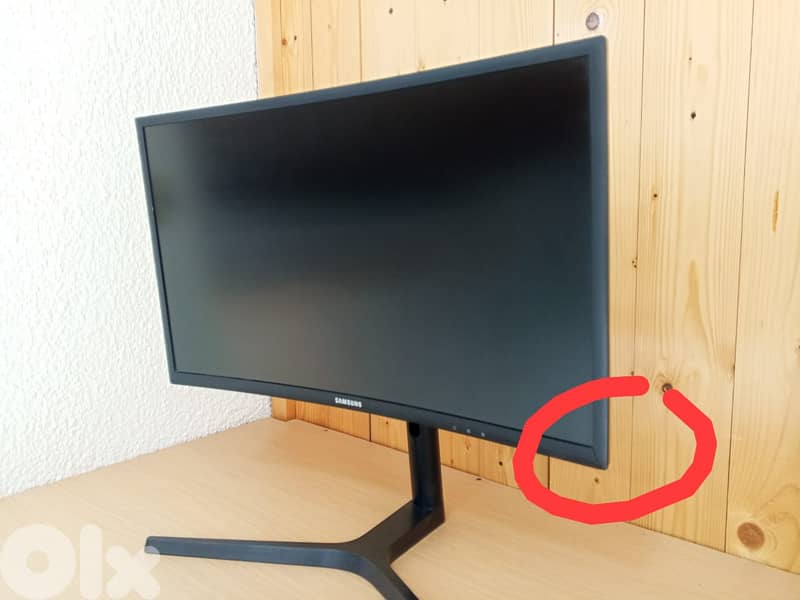 Samsung C24FG73FQ 24" curved 144hz 1ms QLED monitor - fully adjustable 4