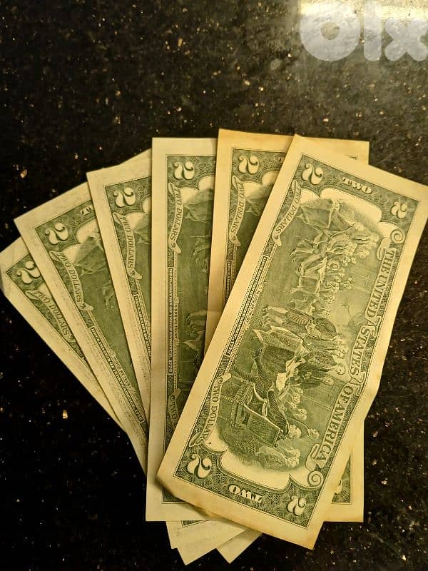 2 Dollar bills for sale 1