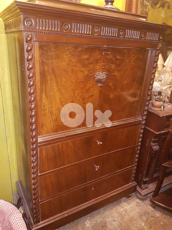 antique french secretary desk 0