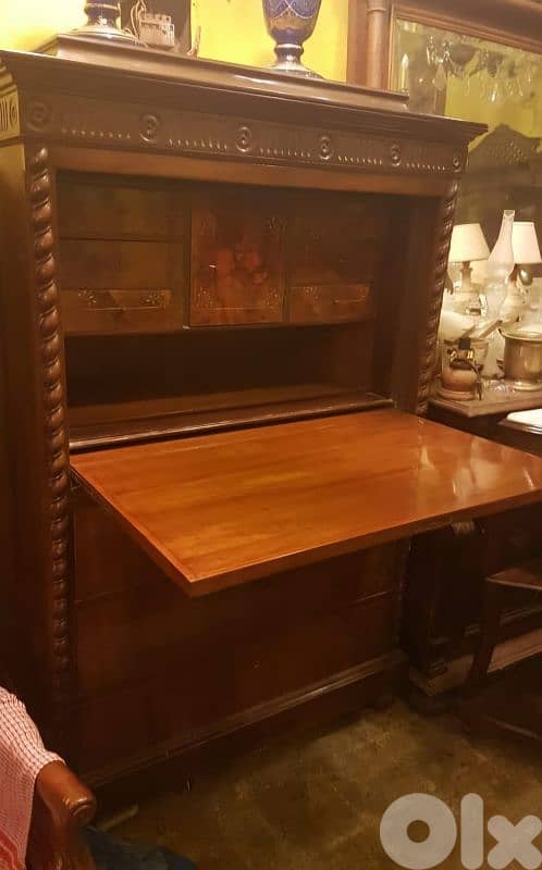 antique french secretary desk 1