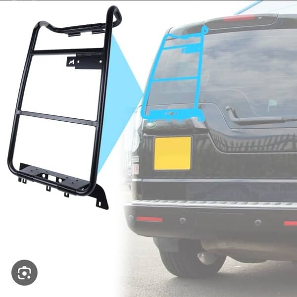Land rover Lr3 Lr4 roof rack (porte bagage) with rear Ladder 5