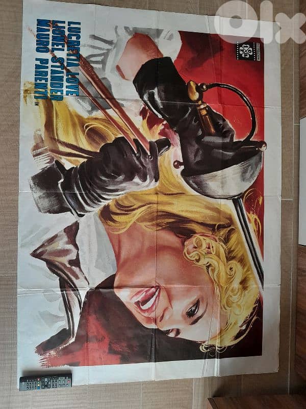 Vintage italian movie poster 1969 Very large size 0