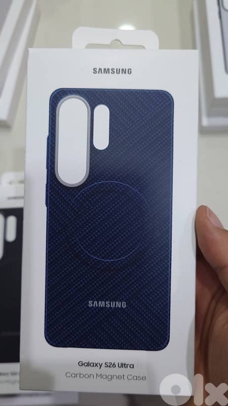 Samsung Galaxy s26 ultra carbon magnet case dark blue 0