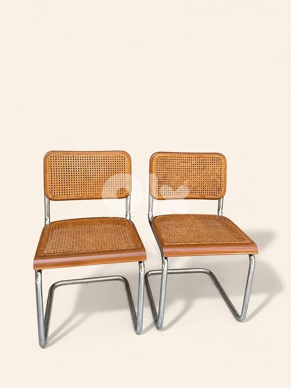 Set of 2 original cesca chairs by marcel Breuer Made in italy 2