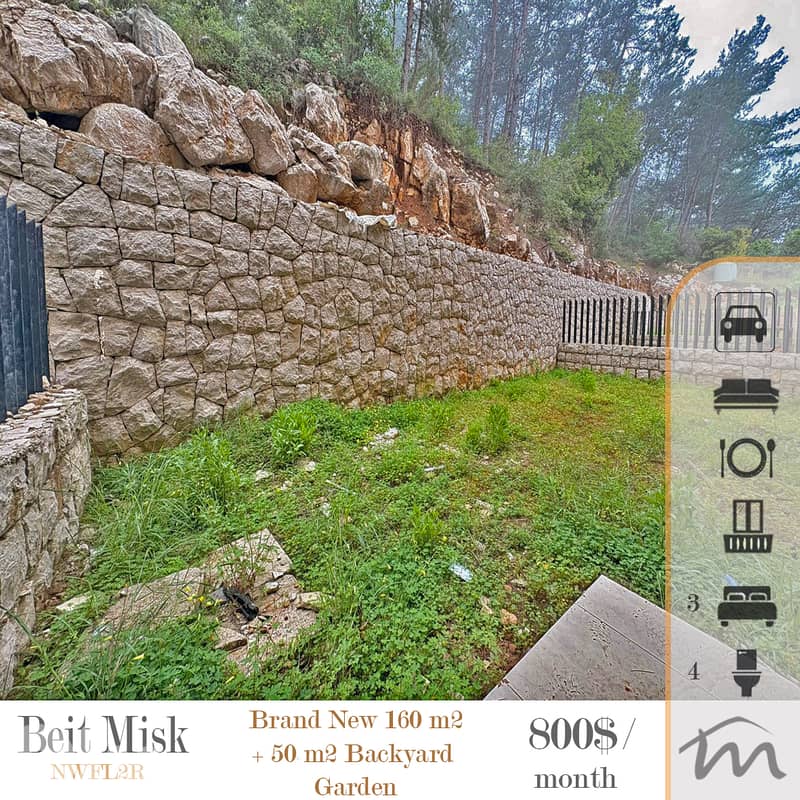 Beit Misk | Signature | Brand New 160m² + 50m² Backyard Garden | Views 0