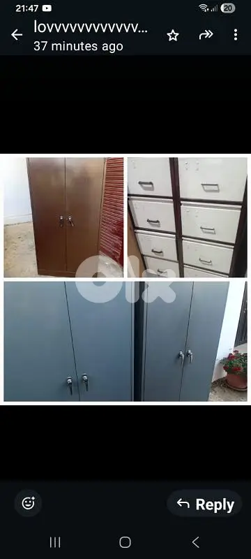 خزنات جاورير حديد إيطالي شبه جديد