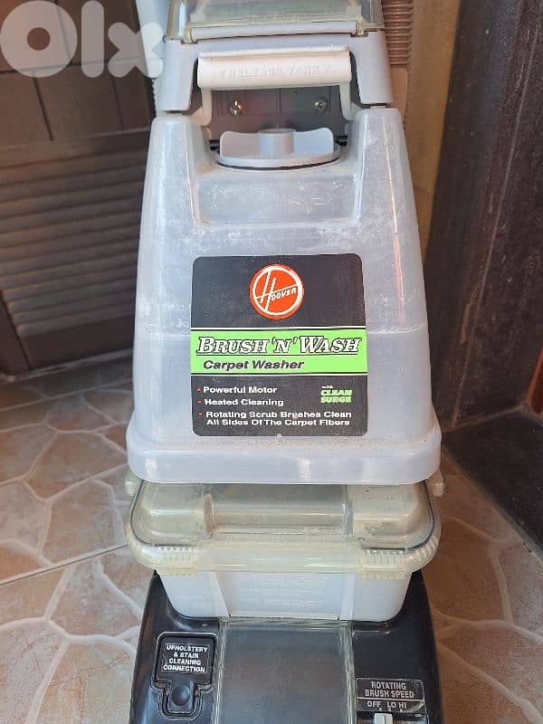 Hoover Brush and wash 1