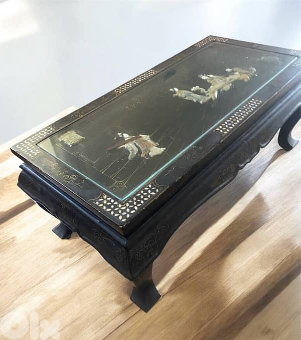 antique 1960 chinese coffee tables  3 pcs 1